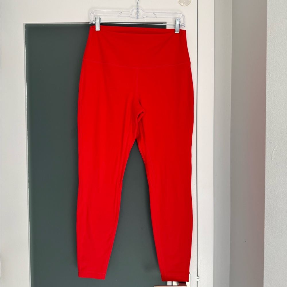 Lululemon Orange Pink Tights